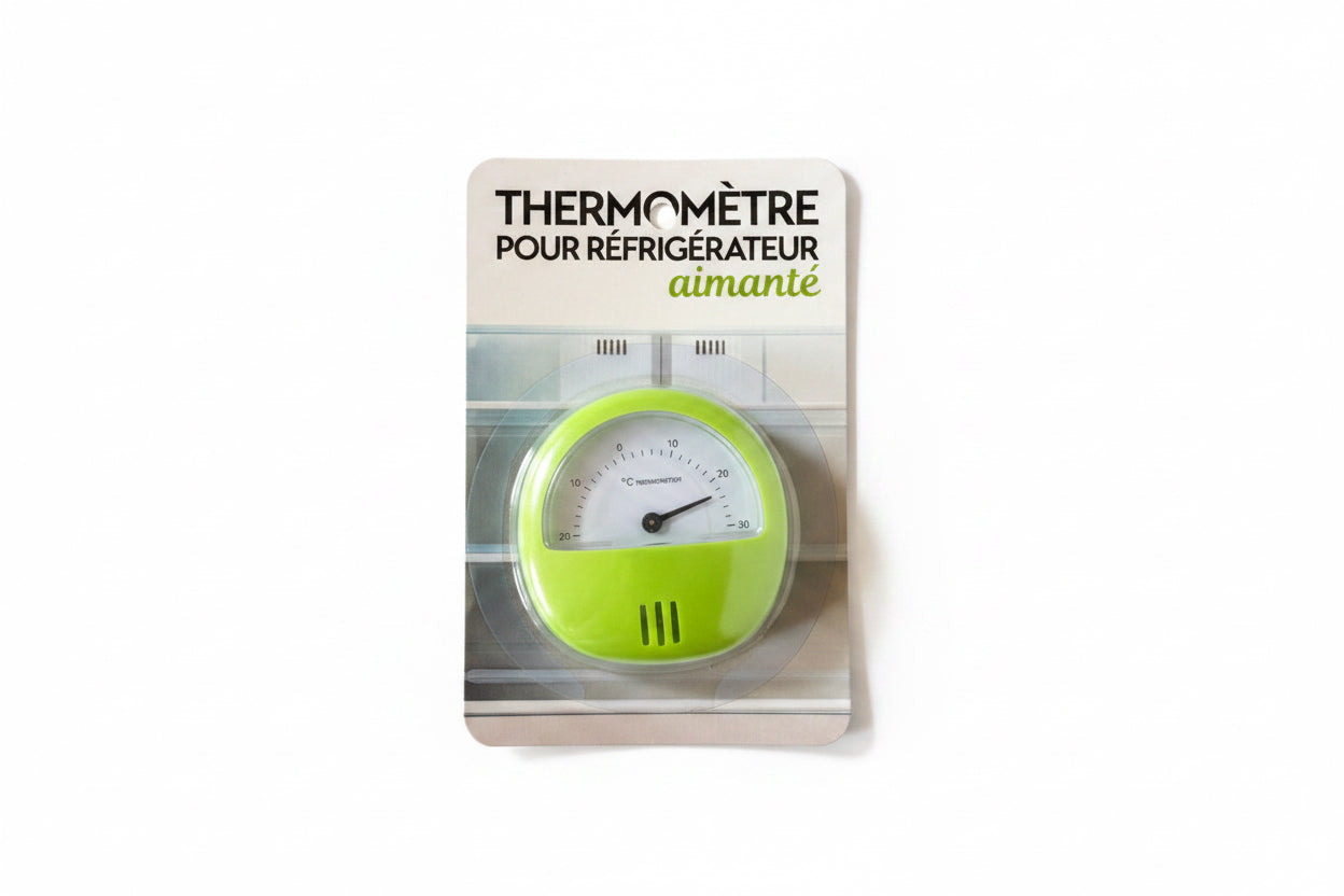 Thermomètre pour frigo aimanté