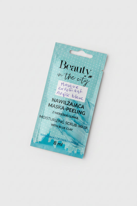 Blauer Tonerde-Peeling-Maske