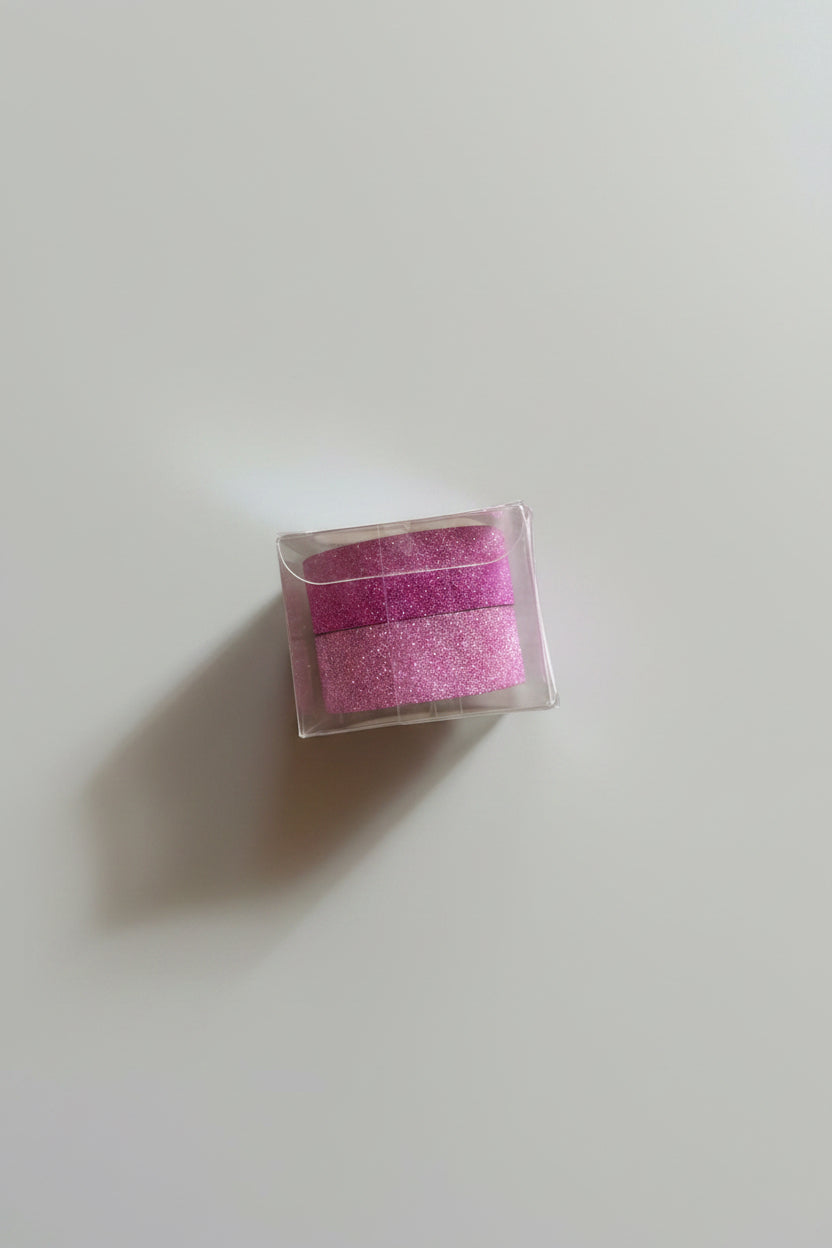 2 Glitzeraufkleber