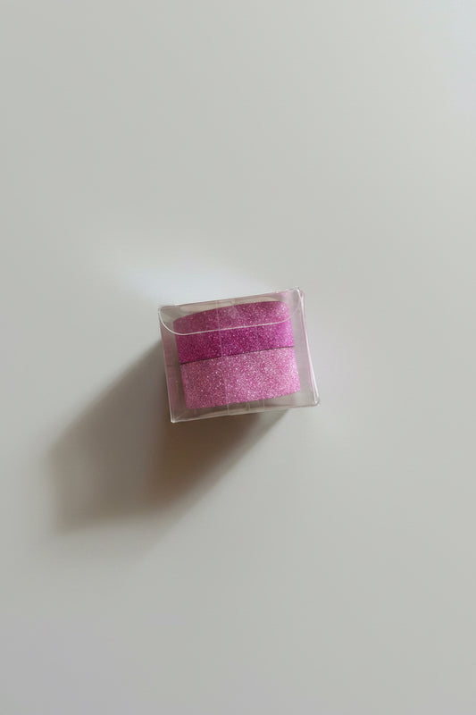 2 Glitzeraufkleber