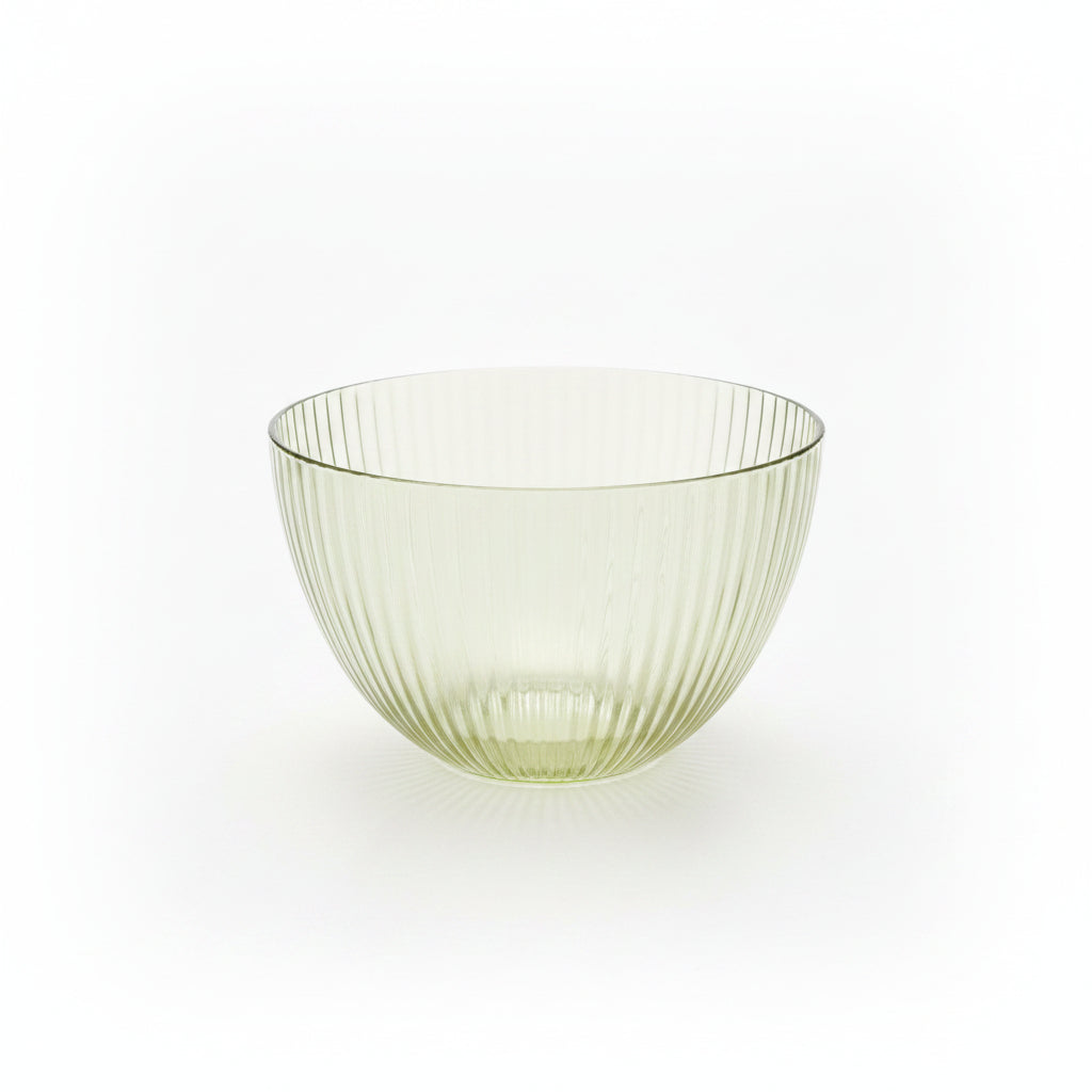Bol en plastique réutilisable vert